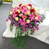 2012新款 台花 桌花 仿真花套装 餐花迎宾会议装饰假花绢花塑料花