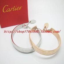 CARTIER Cartier pulsera de titanio pulseras de moda pulseras pulseras de 2 colores modelos clásicos