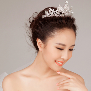  【花开071朵】吟月。新款水钻新娘结婚头饰发饰配饰品大皇冠