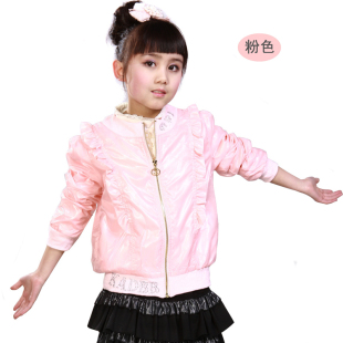  正品可爱多贝贝 儿童装 小童 女童 开衫 纯色圆领 拉链外套 夹克