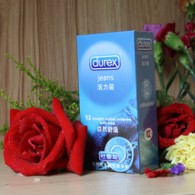 正品durex杜蕾斯活力装避孕套 超薄超润滑12片装安全套 成人用品
