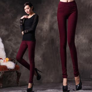  Nordic Winds秋冬新品彩色铅笔裤气质显瘦百搭修身打底裤