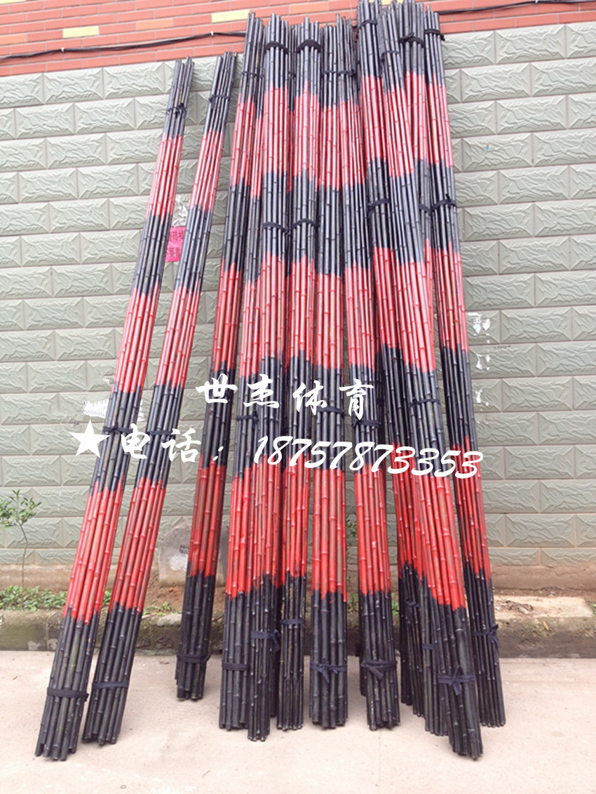 世杰体育 竹制跳高横杆 跳高杆 竹横杆 4米长 黑红相间 可批发|msdalam kategori sukan/Yoga/kecergasan/bekalan peminat, peralatan olahraga, bar lompat tinggi - dari Buy2taobao.com untuk memberikan perkhidmatan ejen Taobao profesional membeli