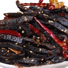 [B0012]心远私房菜特产 天椒龙纹牛肉干 中辣 3份包邮特价零<span class=H>食品</span>