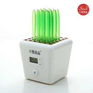 情人节礼物 十度良品SD-989 有氧盆栽 USB负离子氧吧 空气清新器