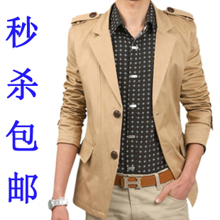  包邮 春款时尚男士休闲西服 韩版修身外套 英伦小西装 西服男