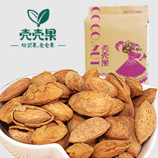 【2周年庆】壳壳果 新疆特产 薄壳杏仁巴旦木 奶香手剥杏仁180g