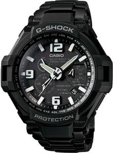  现货!美国购 光能CASIO G-SHOCK航空6局电波表GW-4000D-1A附中文