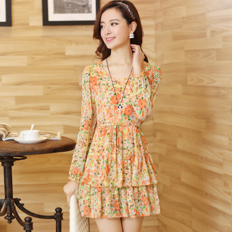 伊莲娜正品2014春装洛诗琳女装新款伊芙丽官