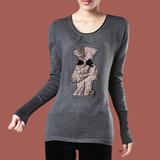 2011冬款贝蕾地 女童中<em>领</em> 圆领<em>毛衣</em> 全棉线衣 