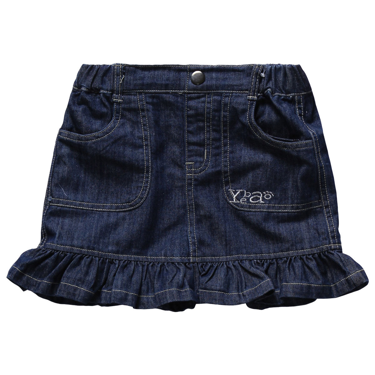 [包邮]小野豹儿<span class=H>童装</span> 2012夏季新款淑女童韩版牛仔裙 纯棉超短裙子