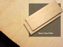 【吉他制作】木吉他面板料 - Bearclaw Sitka Spruce（大号）
