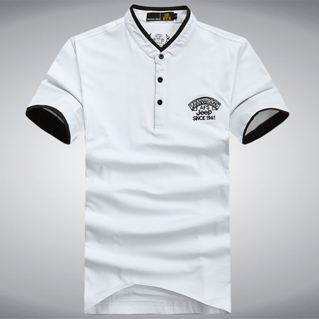 短袖男装夏装2014新款 短袖男t恤 休闲小立领 男士短袖t恤潮-淘宝网