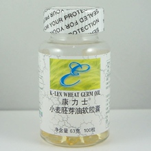 皇冠|阿拉斯加康力士小麦胚芽油软胶囊 100粒 天然维生素E