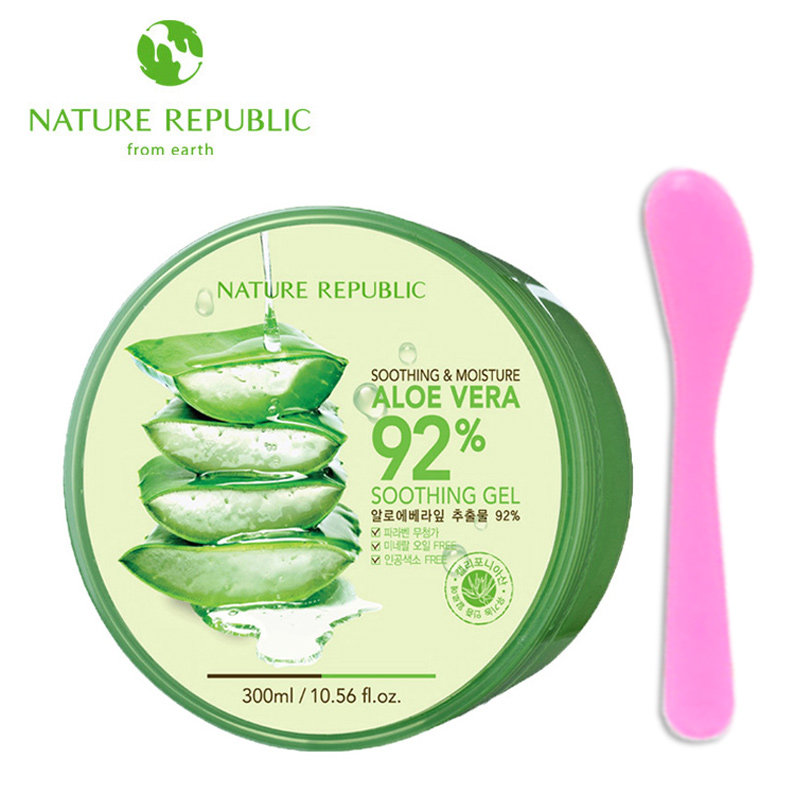 韩国Nature Republic自然乐园芦荟胶300ml 完美保湿补水 正品包邮