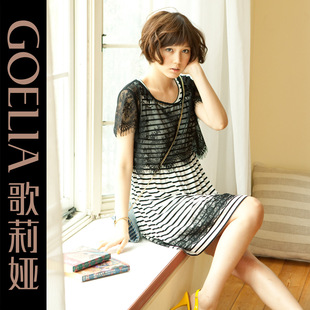  歌莉娅GOELIA 新品 蕾丝两件式连衣裙 26E4B660