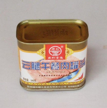 吉顺号特供 云南特产云腿午餐肉罐头 340克