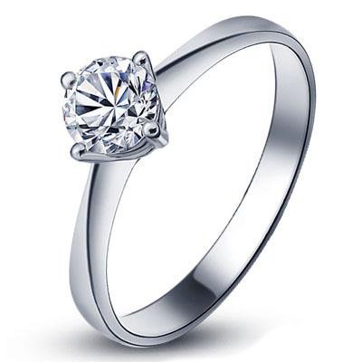 汇翠臻品 白18k金钻石戒指女戒婚戒-爱的世界 汇翠臻品 白18k金钻石戒指女戒婚戒-爱的世界