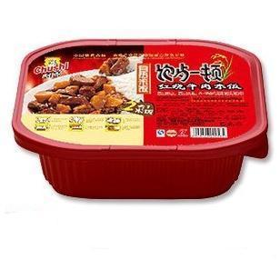  【产地正品】厨师 饱餐一顿 445G红烧牛肉 自热米饭 方便卫生速食