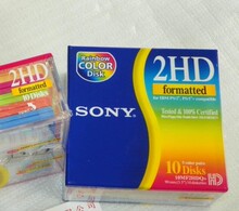 sony 10片装 全新正品 索尼电脑磁盘 A盘 3.5寸软盘 1.44M
