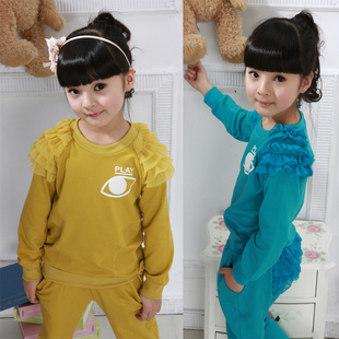  新年童装春装新款原创儿童春秋季女童套装2岁3岁4岁5岁6岁7岁