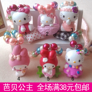  新品 出口外贸 hello kitty猫儿童项链女宝宝饰品 毛衣链低价促销