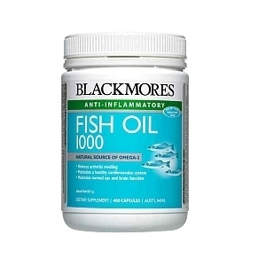  新西兰直邮 百丽康美Blackmores 无味深海鱼油 降血压血脂 400粒