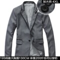2012新款春季男士韩版休闲一粒扣长袖小西装加大码-有195码西服