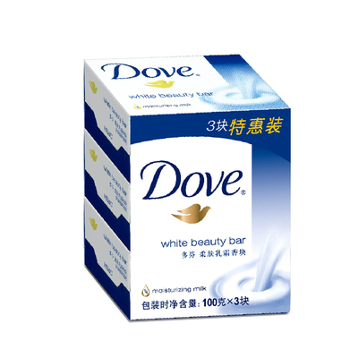 Dove 多芬柔肤乳霜香块100g 三块装 可用于脸部 正品 原价22.2元