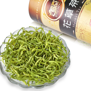  艺福堂花草茶 金银花 正宗河南封丘 金银花茶 70g/罐 厂家直销
