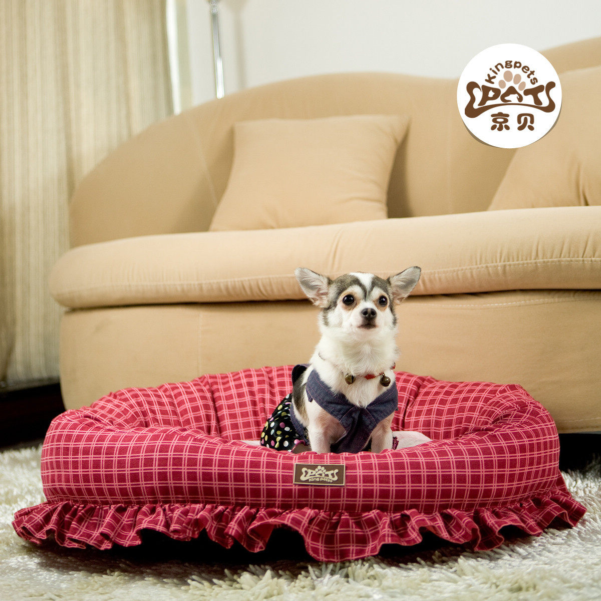 kingpets<span class=H>宠物</span><span class=H>用品</span>狗窝<span class=H>宠物</span>沙发猫窝花边公主窝<span class=H>宠物</span>窝大号狗狗窝