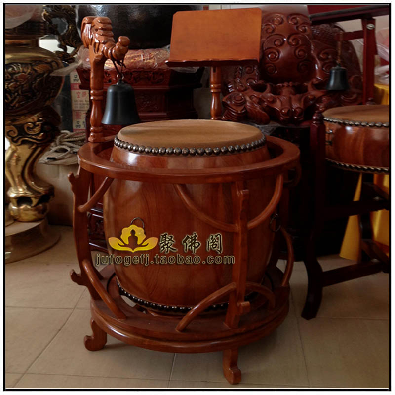 聚佛阁 佛教法器 大鼓 18寸(45厘米)台湾进口铃鼓+鼓架+帝钟在类目 乐器/吉他/钢琴/配件, 民族乐器, 鼓-民族鼓, 堂鼓中 - 来自Buy2taobao.com提供专业的淘宝代购服务