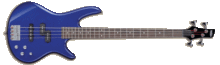 IBANEZ GSR200 电贝斯 蓝色 送包背带