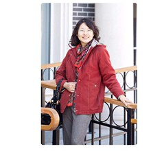 特价中老年中年妇女外套春装气质妈妈装加肥加大码老年人<span class=H>风衣</span>9323