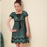 三/彩剪标专柜正品2012夏装 蕾丝裙 雪纺裙 连衣裙女长裙子G664