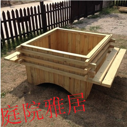 outdoors Wood preservative flowerpot Flower Box Planters Large square outdoor ground combination wooden Flower barrel solid wood Showyin the Flower delivery/Flowers simulation/Plants gardening , Vase/Flower/Flowerpot/Flower (New) , Flowerpot category - from Buy2taobao.com to provide professional Taobao agent buy service