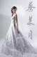 施华美婚纱礼服-白色蔡美月精品婚纱 实物拍摄