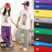 淘金币 收口<span class=H>嘻哈</span>裤滑板裤男裤女裤运动裤<span class=H>街舞</span>裤瑜伽裤休闲裤子