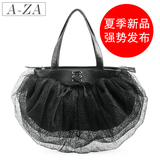 AZA阿札2012新款女包夏天蝴蝶结蕾丝包洛可可单肩包手提包87491