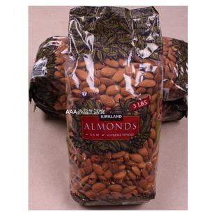  新货!美国Kirkland almond加州原味大杏仁1360g克 原装进口 包邮