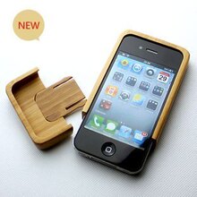 GeekCookiPhone4 竹制保护套  黑胡桃木 手机保护壳