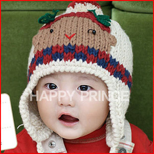 2012韩版新款婴儿童帽子 秋冬帽 造型护耳帽 宝