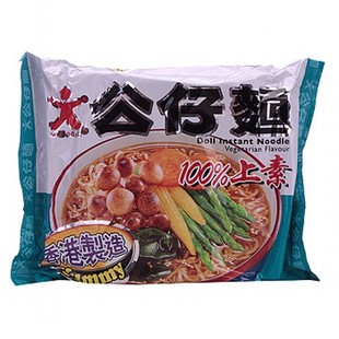 【天猫超市】香港进口方便面 上素公仔面  100g/包