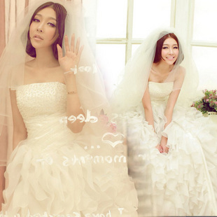 [Millennium bride] Korean Korean bride and Princess Royal Royal lace wedding dresses 2012  new 39