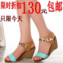 ����2012�ļ��¿� ������Ʒƴɫ������ƤŮЬ ¶ֺ�߸��¸���Ь��