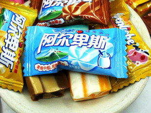  糖果喜糖零食阿尔卑斯香软糖/散装/口味混装随机【250g】 满额包