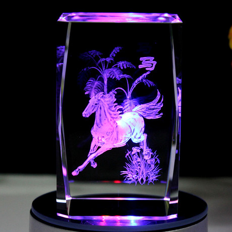 水晶音乐盒<em>马年</em>十二生肖生日<em>礼物女生</em>创意<em>礼品</em>