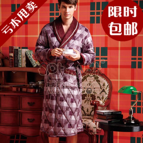 特价清仓 安之伴冬<em>男加厚</em>三层<em>保暖</em>连体<em>睡衣</em>珊