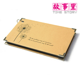 故事里 便携式牛皮纸手工小相册/DIY/日记/影集/记事本/创意礼品