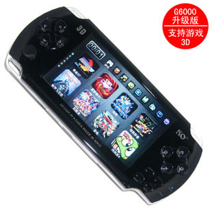 正品可欧G6000 <span class=H>PSP</span>游戏机 拍照MP4 MP5 MP6游戏掌机 电子书 录像